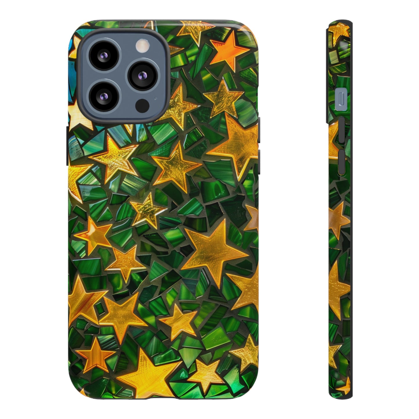 Green Celestial Stained Glass Mosaic Phone Case