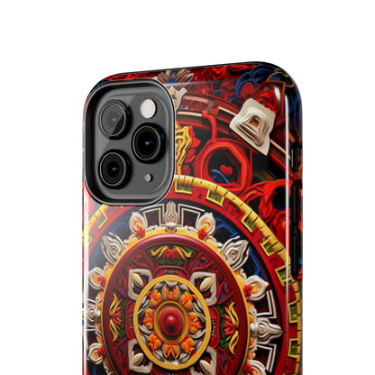 Mystical Visions: Psychedelic Tibet Mandala | Buddhist iPhone Case