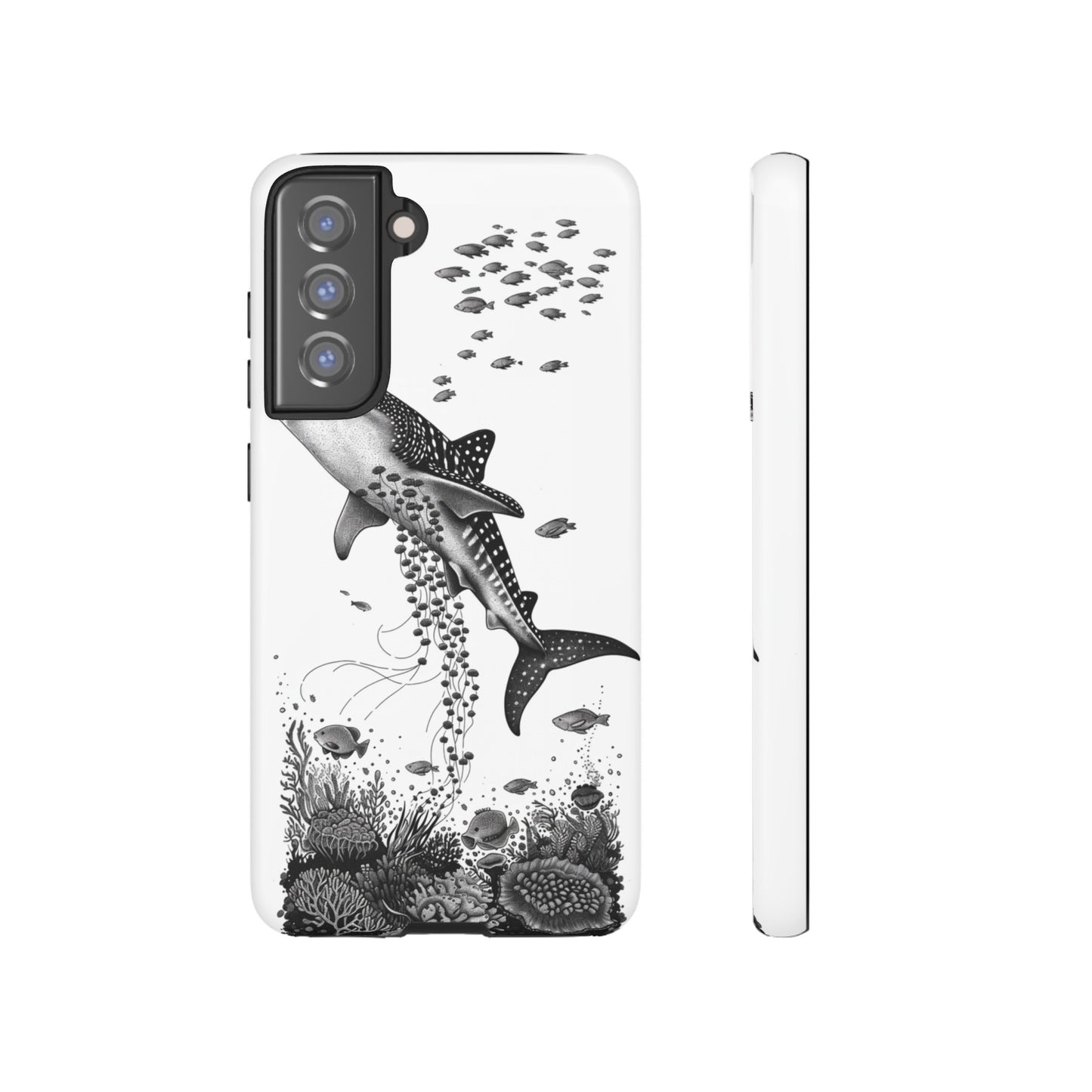 Whale Shark, Turtle, Manta Ray Phone Case