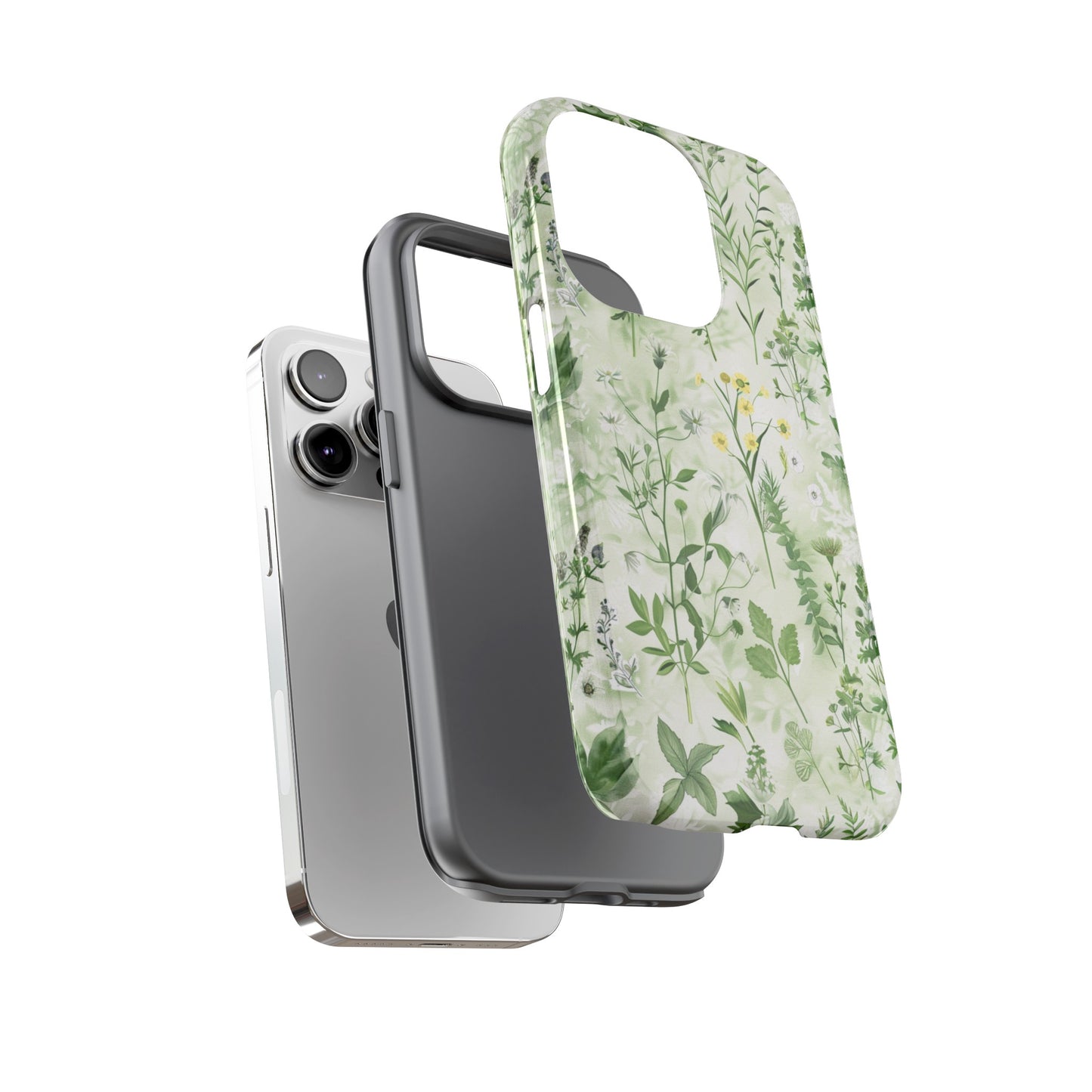 Floral Sage Green Wildflower Phone Case