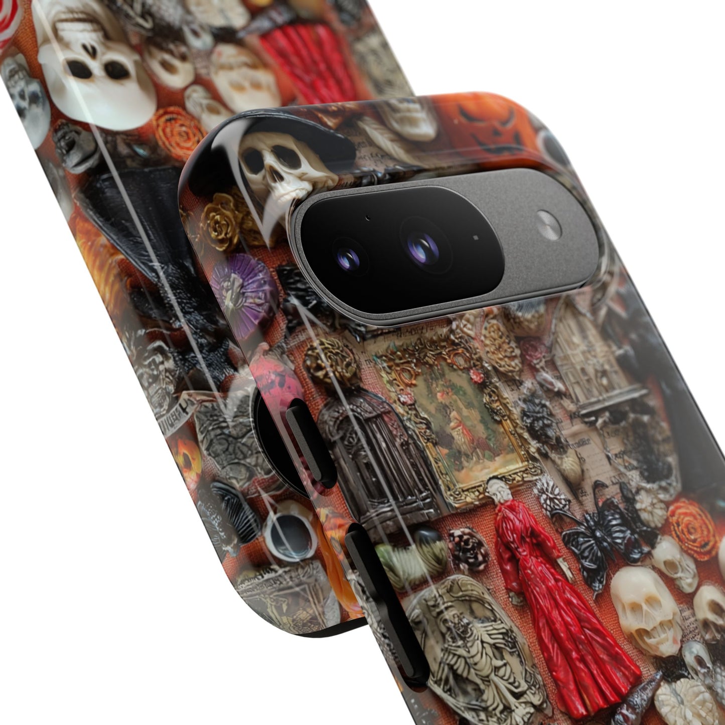 Retro Halloween Trinket Collage Phone Case