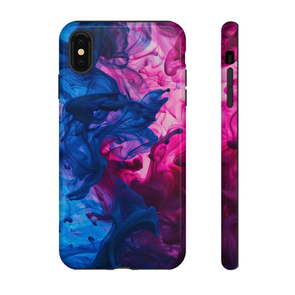 Magenta and Blue Color Explosion Phone Case