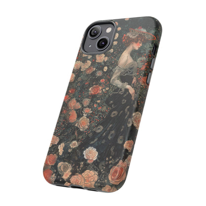 Art Nouveau French Floral Beauty Painting Phone Case