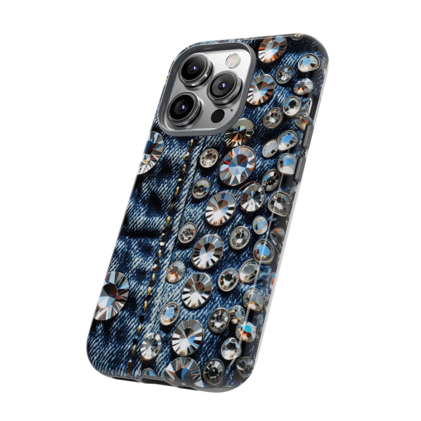 Blue Jean Queen Rhinestone Bling Phone Case