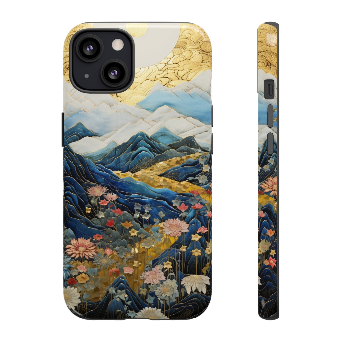 Chiyogami Floral Tough iPhone Case Japanese Boho