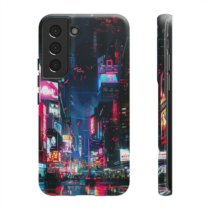 Cyberpunk Tokyo Cityscape Phone Case