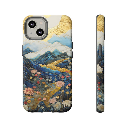 Japanese Boho Galaxy S23 Ultra Floral Art