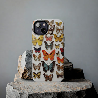 Elegant Embroidery: Delicate Butterfly iPhone Case – Crafted with Precision