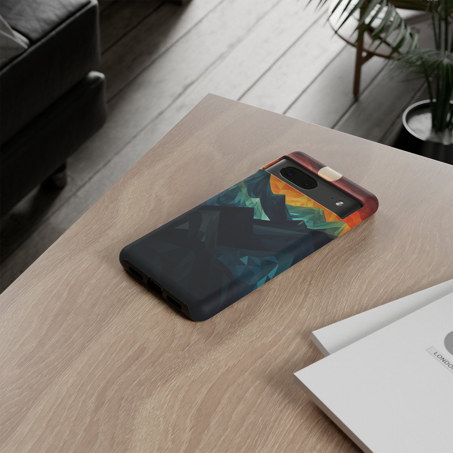 Mountain Abstract Tough Case | Embrace Nature's Beauty with a Durable Phone Case