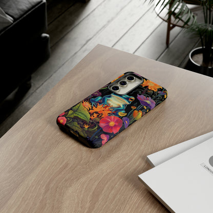 Floral Frogs Elegance Phone Case for Google Pixel, iPhone & Samsung Galaxy