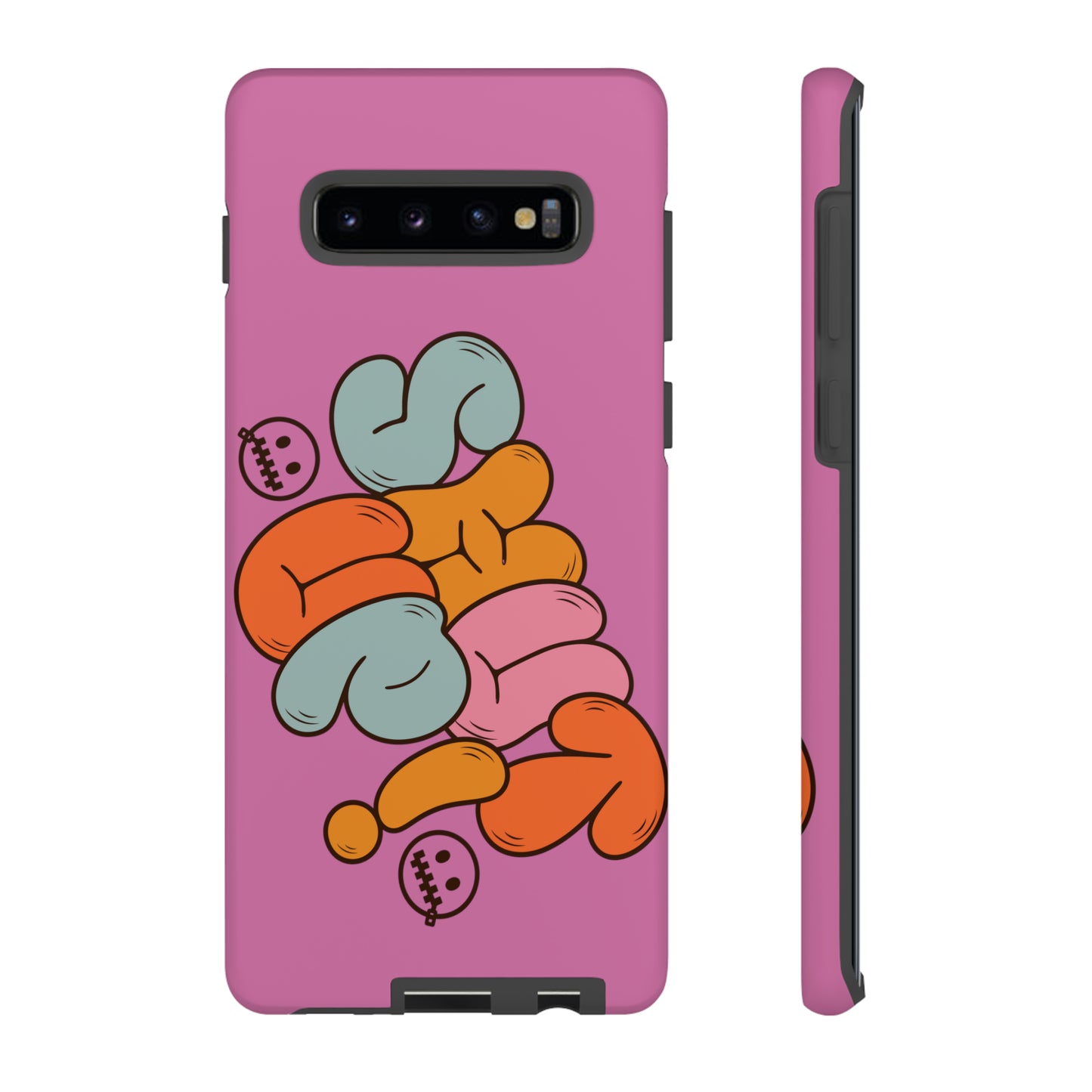 Shut Up Phone Case | Warm Retro Psychedelic Colors | For iPhone, Pixel, Samsung