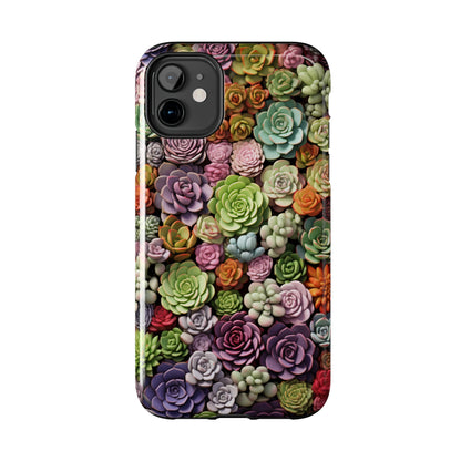 Succulent Desert Cactus Floral iPhone Case | Embrace the Beauty of Arid Elegance