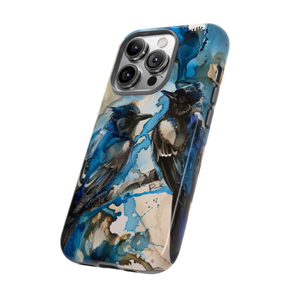 Blue Bird Watercolor Phone Case