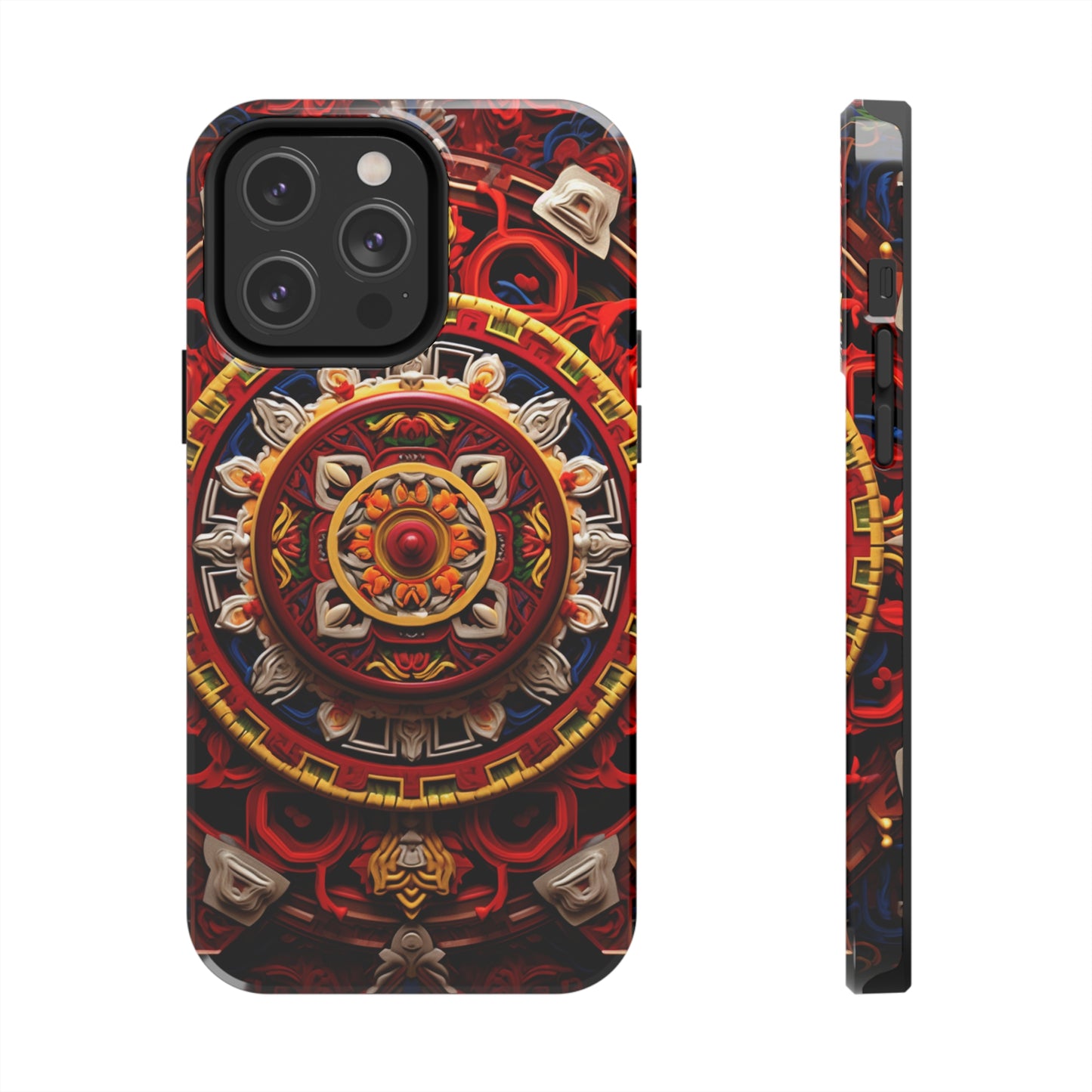 Mystical Visions: Psychedelic Tibet Mandala | Buddhist iPhone Case