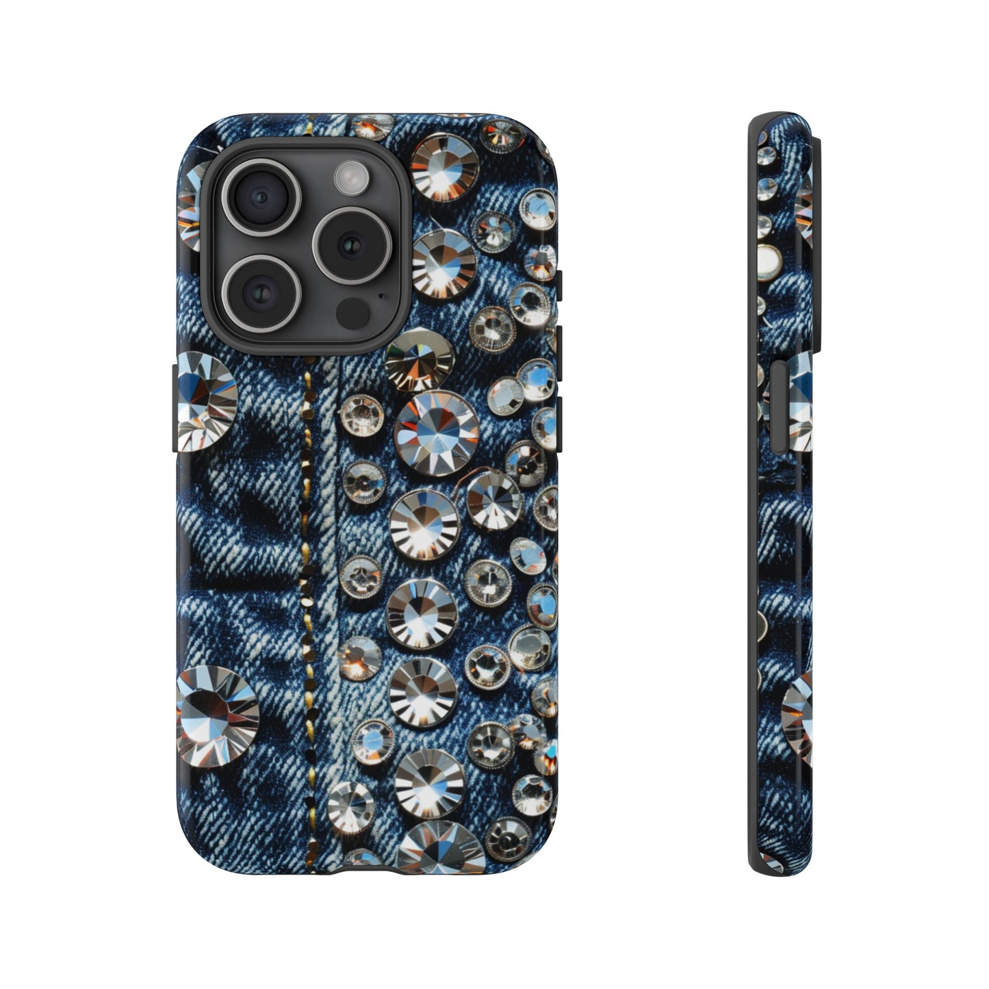 Blue Jean Queen Rhinestone Bling Phone Case