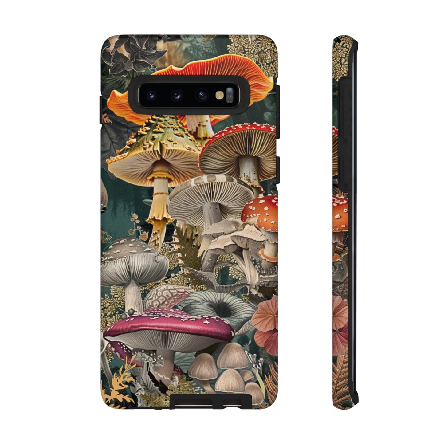 Vintage Illustration Mushroom Collage Phone Case