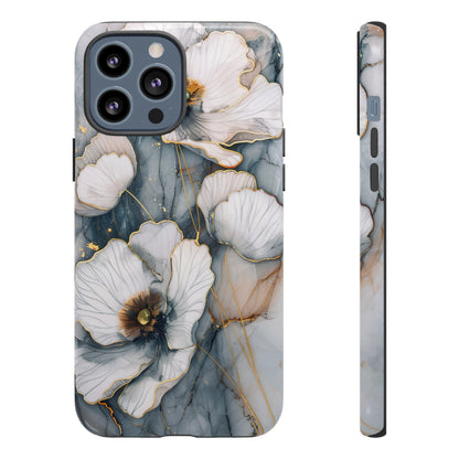 Flowers and Gold Phone Case