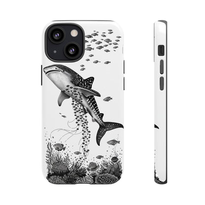 Whale Shark, Turtle, Manta Ray Phone Case