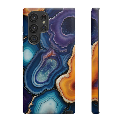 Agate Slice Geode Elegance: Natural Beauty Phone Case