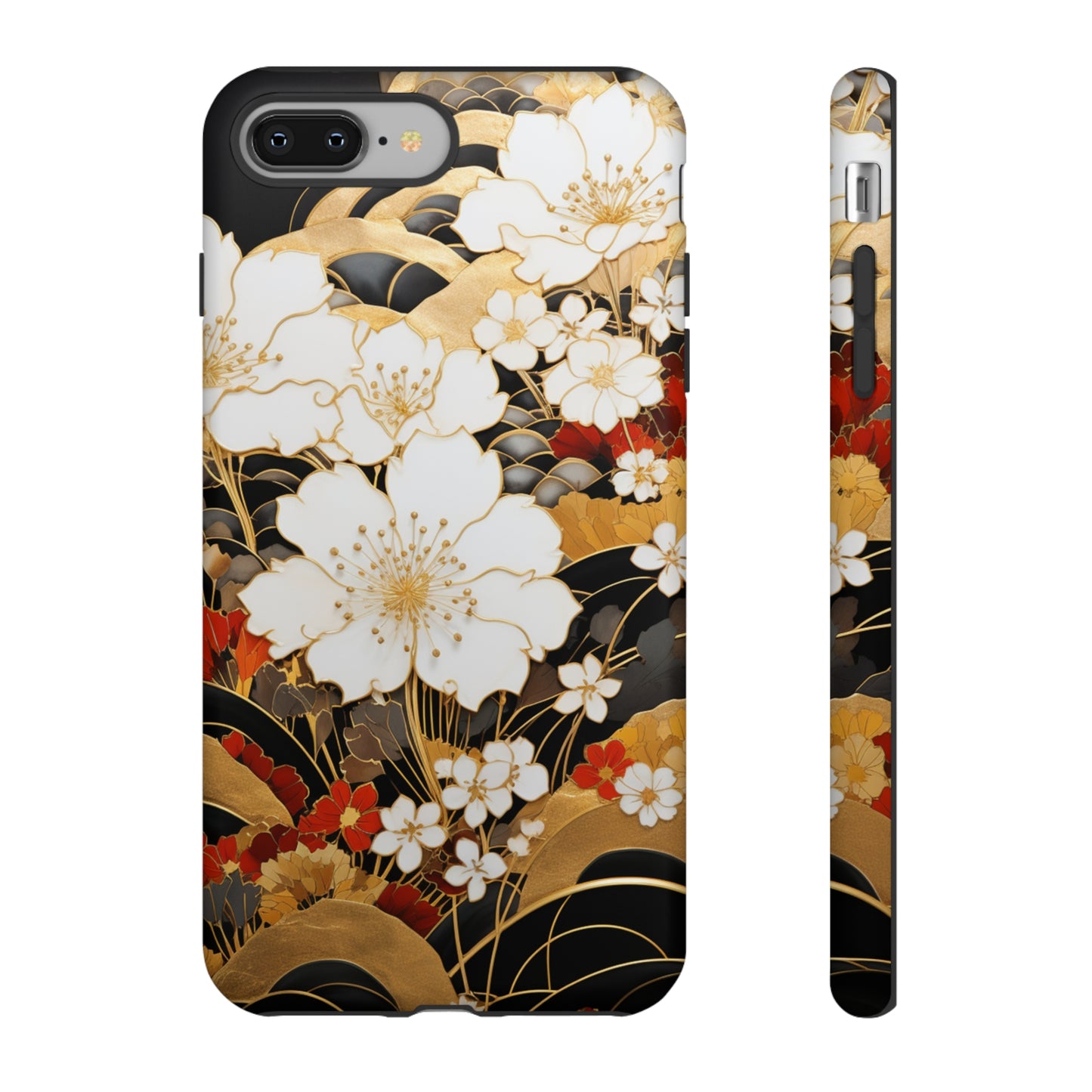 Chiyogami Floral Tough iPhone Case Galaxy S23 S22 S21 S20 Plus Ultra | Iphone 14 13 12 11 8 Pro Max Mini | Pixel 7 6 Pro 5 | Japanese Boho