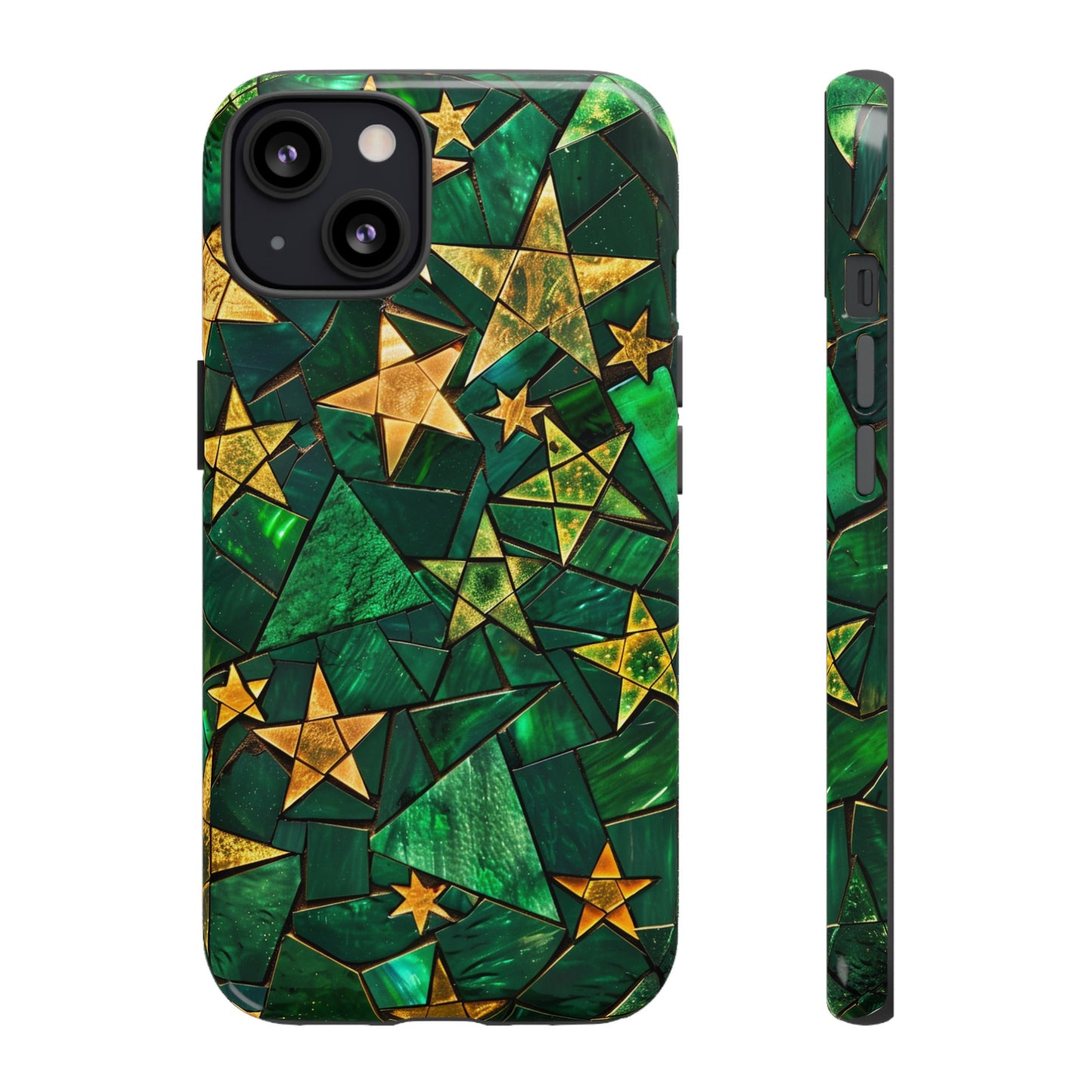 Green Celestial Stained Glass Mosaic Phone Case