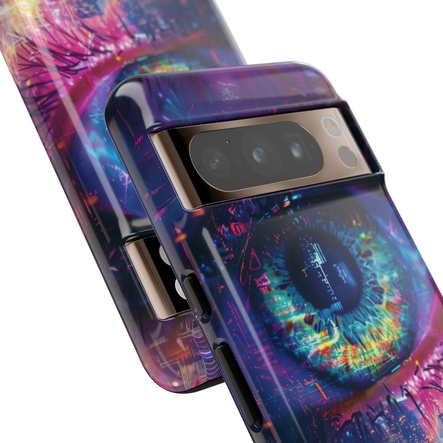 Eye of the Beholder Cyberpunk Art Phone Case