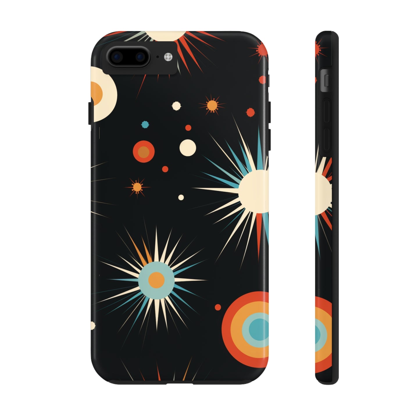 Mid-Century Atomic Age Tough iPhone Case | Retro Phone Cover