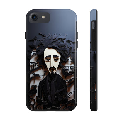 Edgar Allan Poe Gothic Halloween iPhone Case | Embrace the Dark Gothic Charm