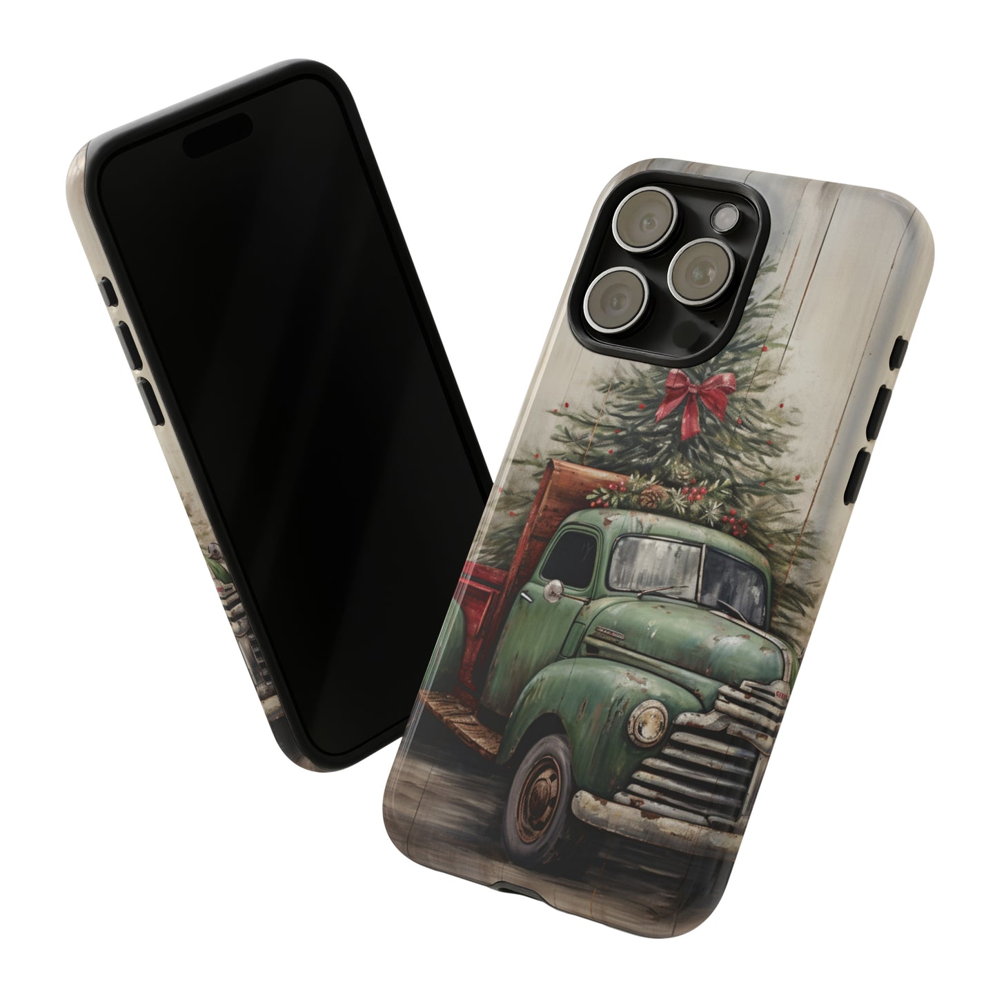 Christmas Pickup Truck Phone Case for iPhone