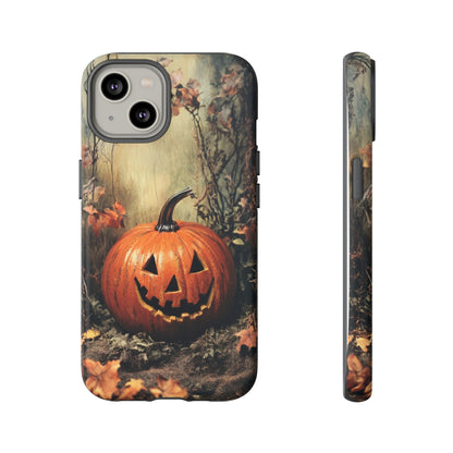 Vintage Style Halloween Jack-o'-Lantern Phone Cover