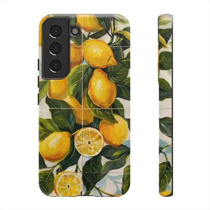 Mediterranean Lemon Italian Tile iPhone 14 Case