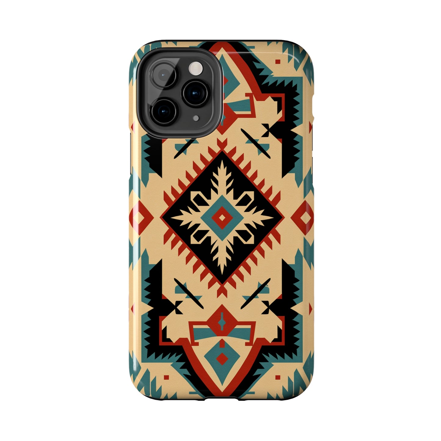 Native American Santa Fe Style Abstract iPhone Case