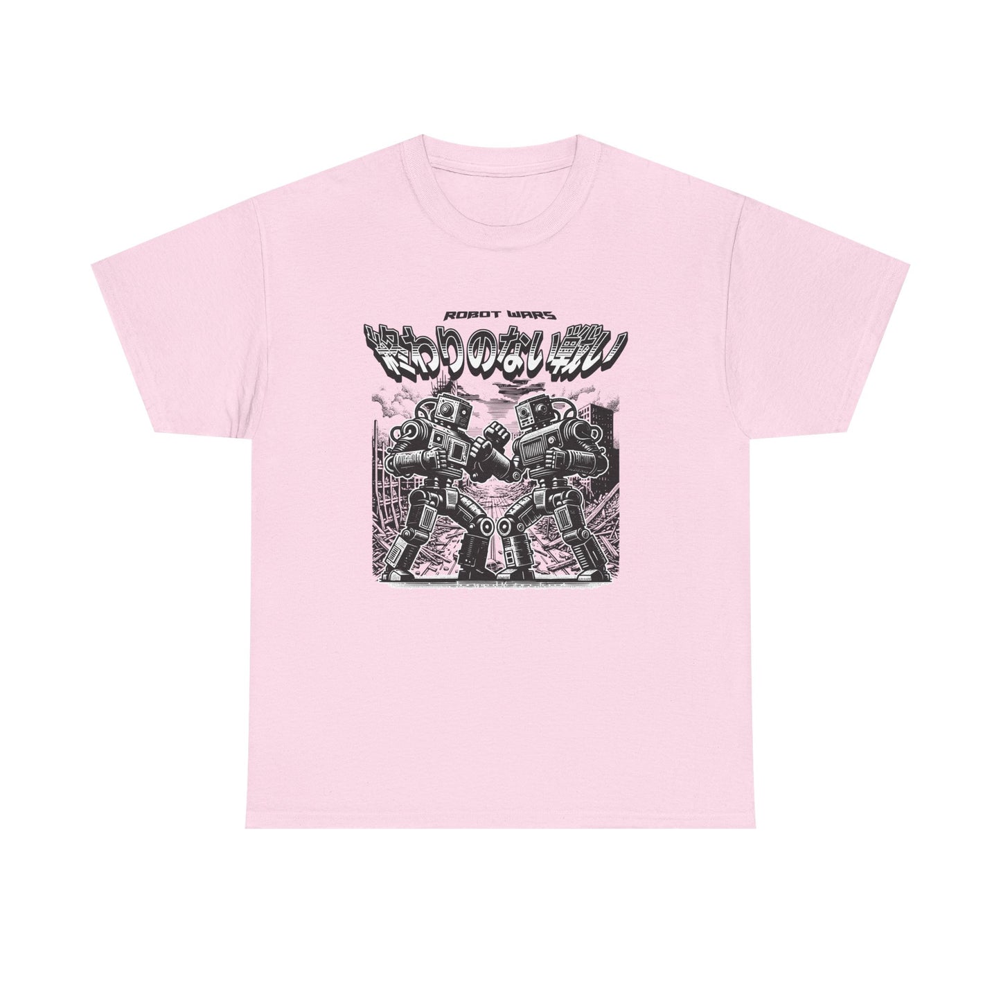 Robot War Vintage Sci Fi T Shirt Retro Japanese Nerd Tee