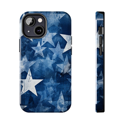 Starry Nights: Denim Dreams | Celestial Star-Patterned iPhone Case