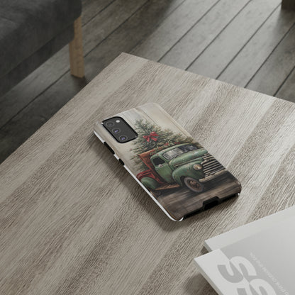 Christmas Pickup Truck Phone Case for iPhone