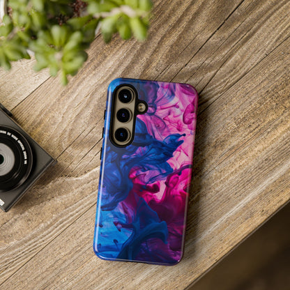 Magenta and Blue Color Explosion Phone Case