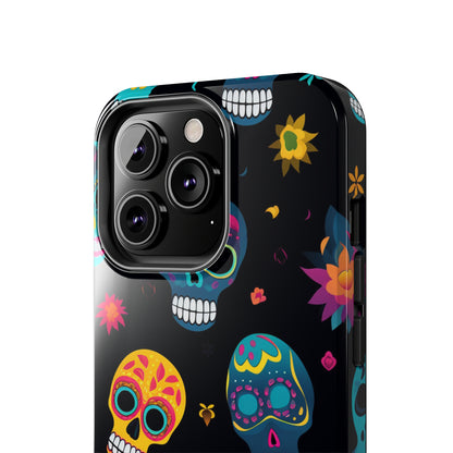 Sugar Skull iPhone Case | Day of the Dead Elegance for Apple iPhone Models