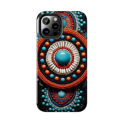 Native American Beadwork iPhone Case | Embrace Traditional Craftsmanship with Artistic Elegance