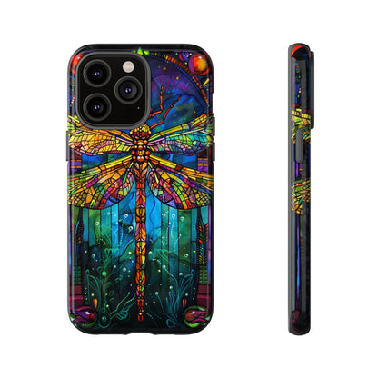 Art Deco Stained Glass Dragonfly Phone Cover