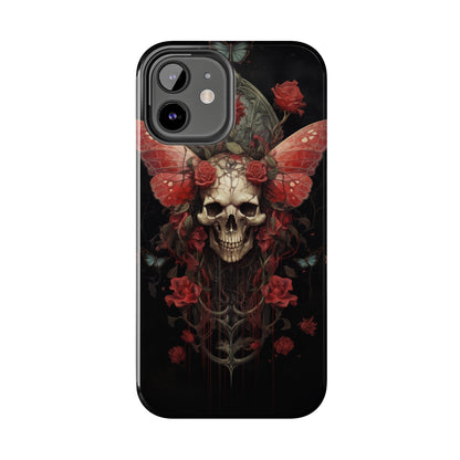 Deadhead Moth Gothic Dark Academia iPhone Case | Embrace Mysterious Elegance