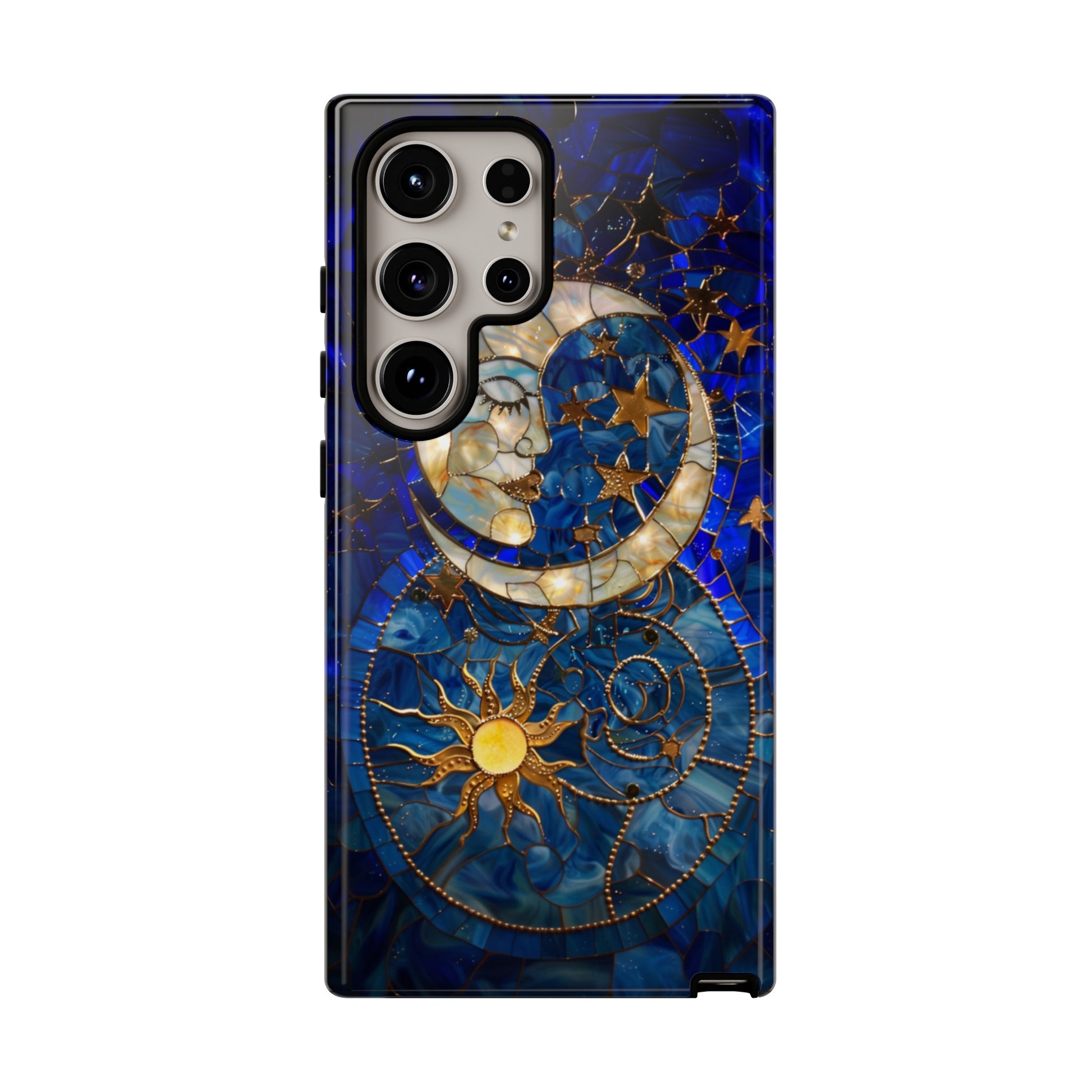 Artistic moon and stars case for Google Pixel case