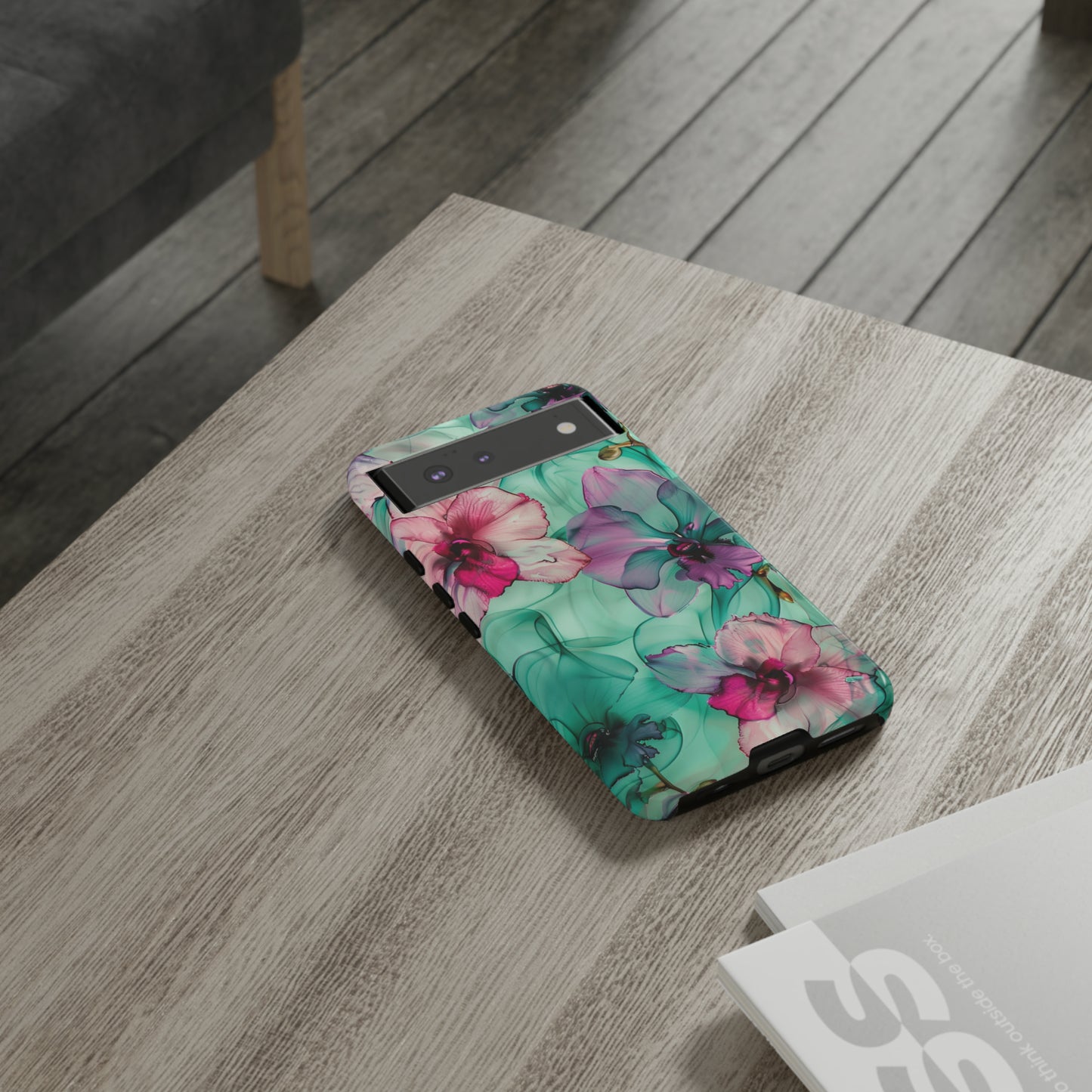 Watercolor Floral Orchids Phone Case