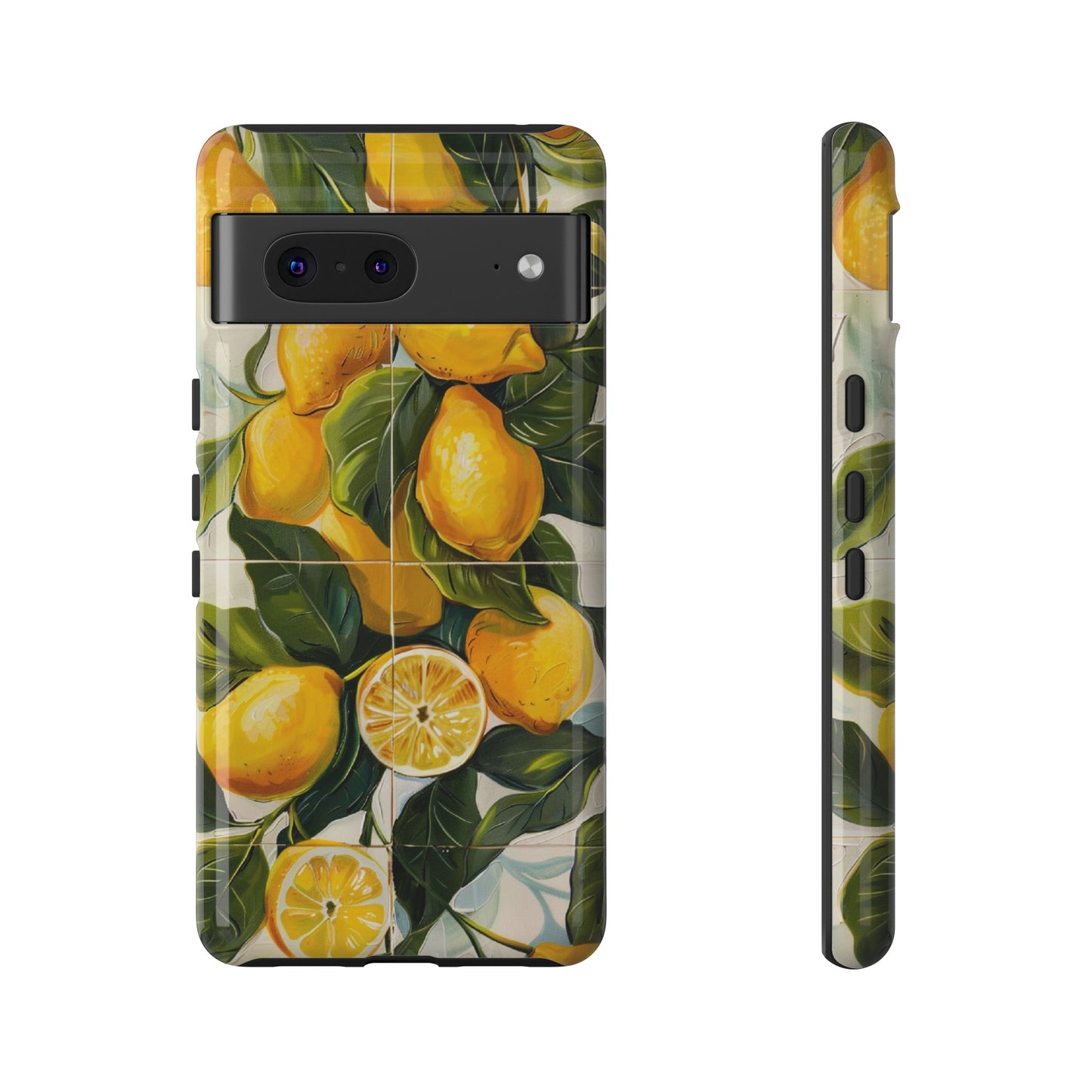 Mediterranean Lemon Italian Tile iPhone 14 Case