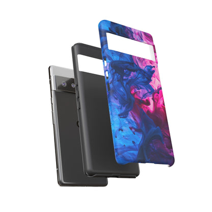 Magenta and Blue Color Explosion Phone Case