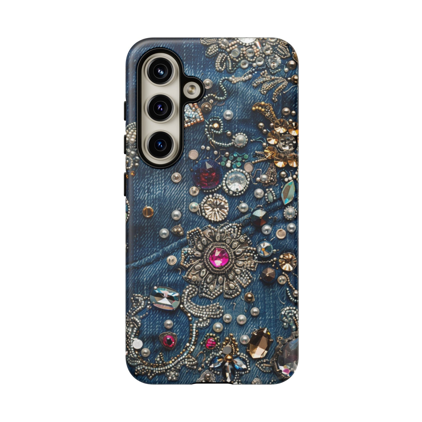 Blue Jean Queen Rhinestone Bling Phone Case