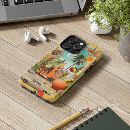 Summer Vibrations iPhone Tough Case | Embrace the Energetic Spirit of Summer with Reliable Protection