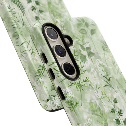 Floral Sage Green Wildflower Phone Case