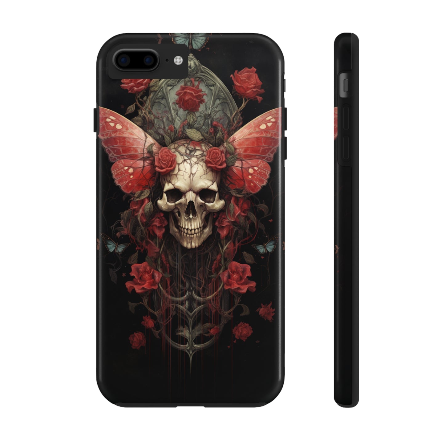 Deadhead Moth Gothic Dark Academia iPhone Case | Embrace Mysterious Elegance