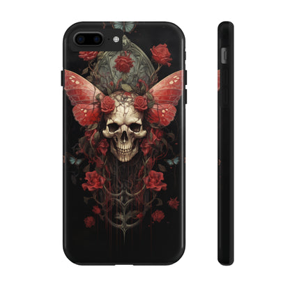 Deadhead Moth Gothic Dark Academia iPhone Case | Embrace Mysterious Elegance