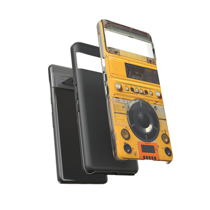 Cyberpunk Techno Gadget Walkman: Premium Phone Tough Case for iPhone, Samsung Galaxy, and Google Pixel